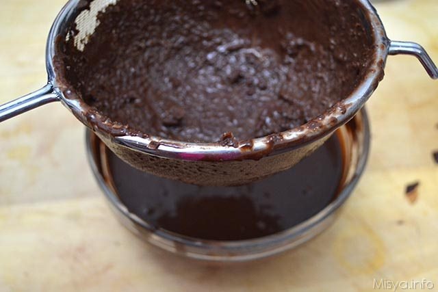 5 passare nel colino