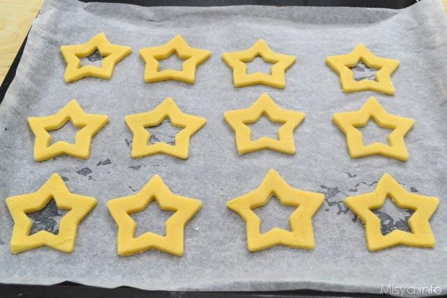 6 tagliare a forma di stella