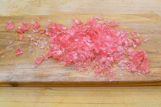 7 sminuzzare caramelle