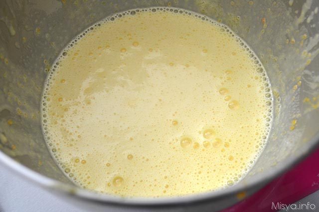 8 amalgamare bene ingredienti