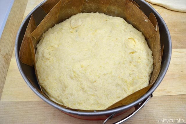 8 coprire con strato di patate