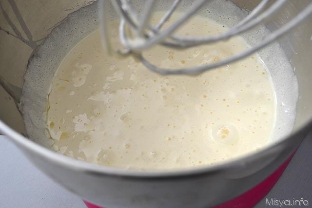 8 montare uova e zucchero