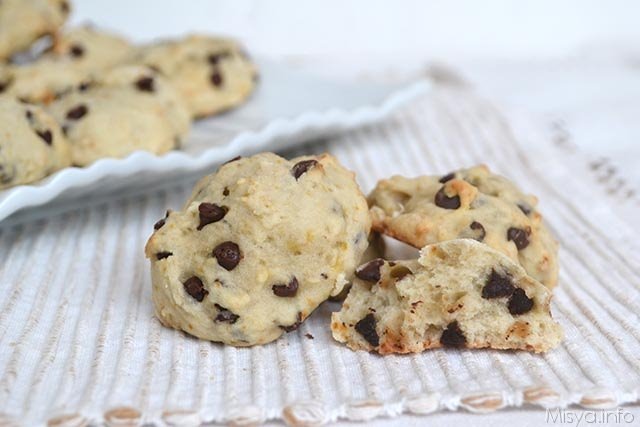 Biscotti banana e cioccolato