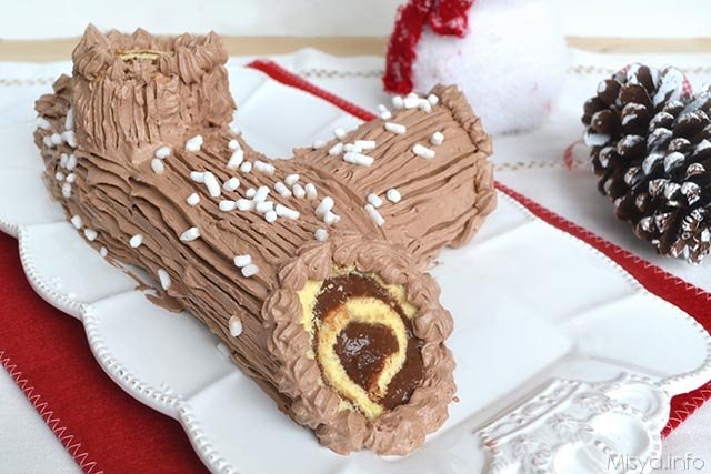 Tronco Di Natale.Tronchetto Di Natale Buche De Noel Ricetta Tronchetto Di Natale Buche De Noel Di Misya