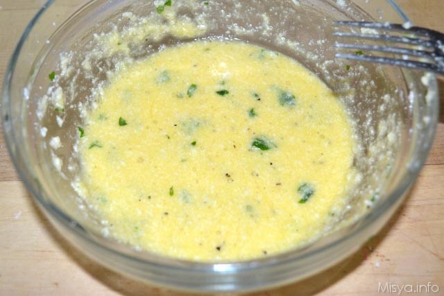2 uova formaggio prezzemolo