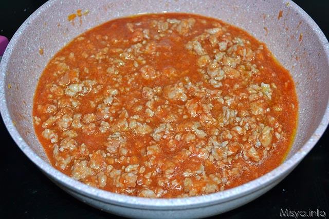 5 cuocere ragu salsiccia