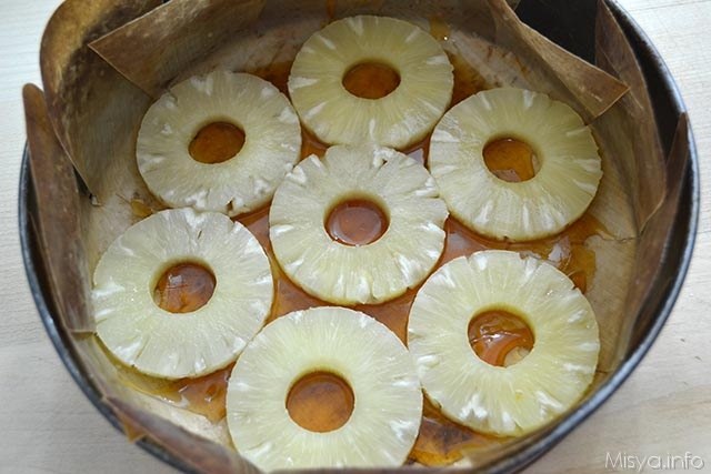 6 mettere fette ananas