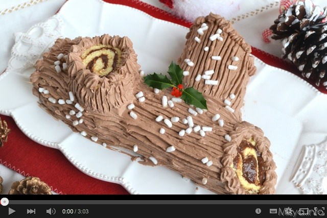 Ricetta Tronchetto Di Natale Alla Nutella.Video Ricetta Tronchetto Di Natale Ricetta Video Ricetta Tronchetto Di Natale Di Misya