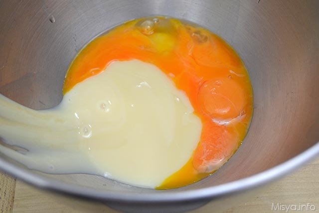 1 uova e latte condensato