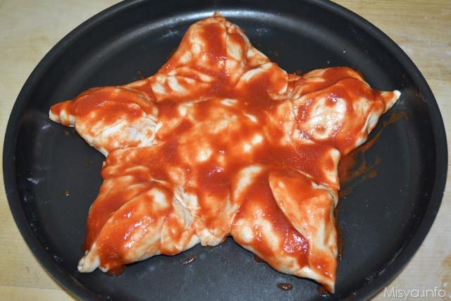 12 coprire con salsa