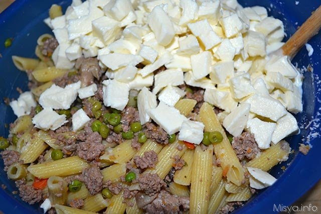 13 aggiungere formaggio