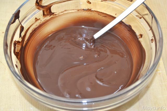 13 sciogliere cioccolato