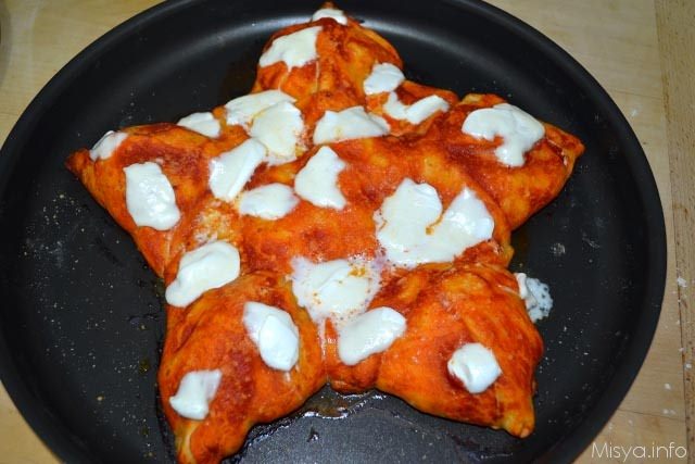 14 aggiungere mozzarella