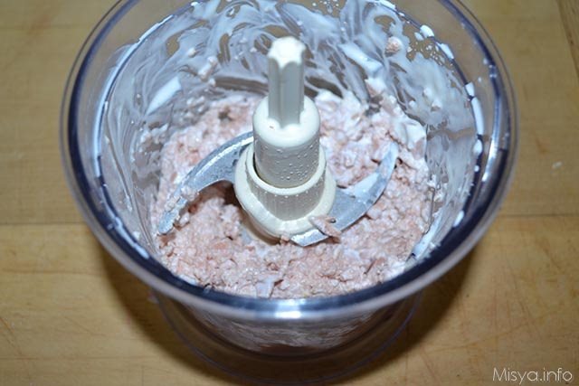 3 mortadella nel mixer