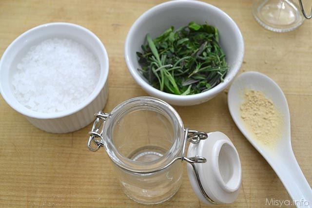4 ingredienti sale erbe
