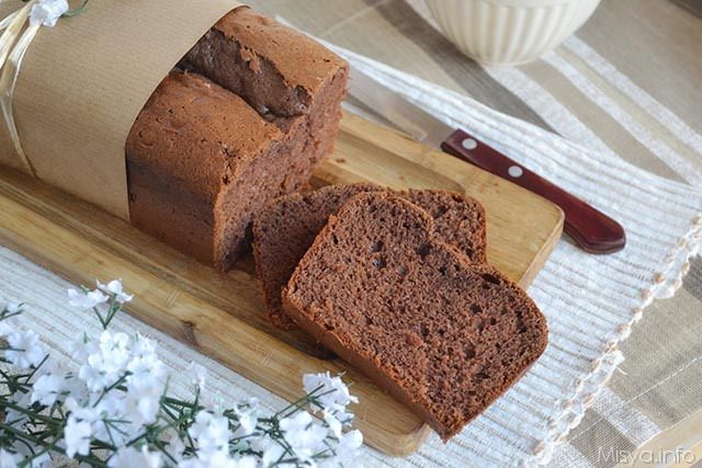 Plumcake al cacao latte condensato