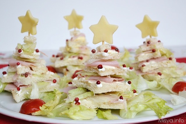 Stella Di Natale Salata.Alberi Di Natale Di Pancarre Ricetta Alberi Di Natale Di Pancarre Di Misya