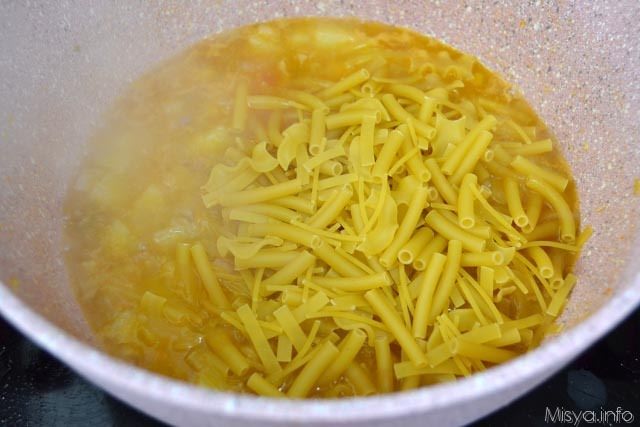 11 aggiungere pasta mista