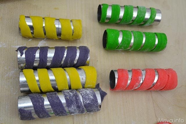 11 arrotolare attorno cilindro