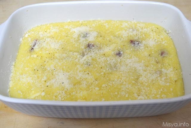 11 versare in una teglia