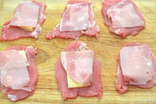 3 aggiungere prosciutto