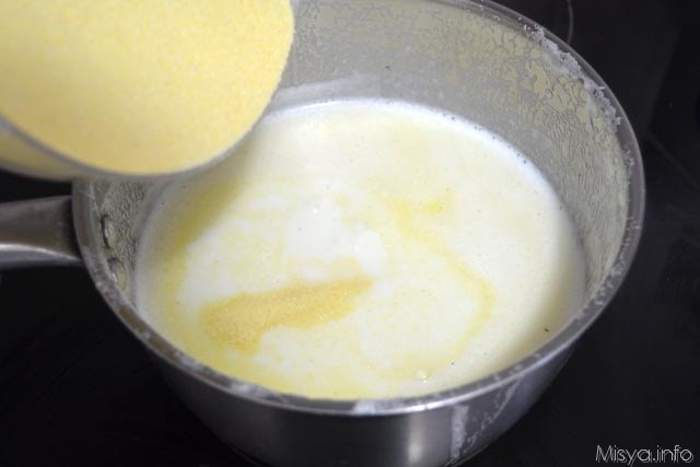 3 aggiungere semolino