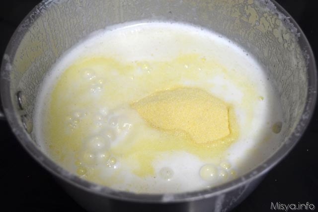 4 aggiungere semolino