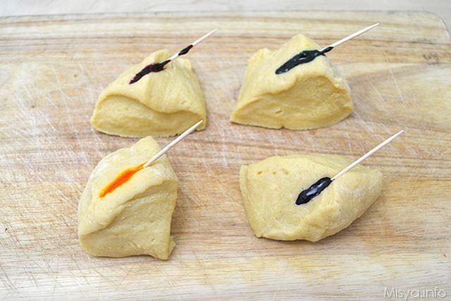 5 aggiungere coloranti