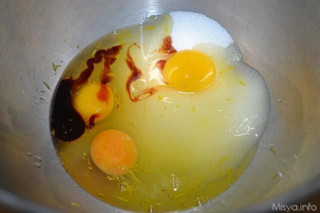 7 uova zucchero vaniglia