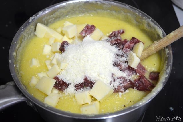 9 aggiungere parmigiano