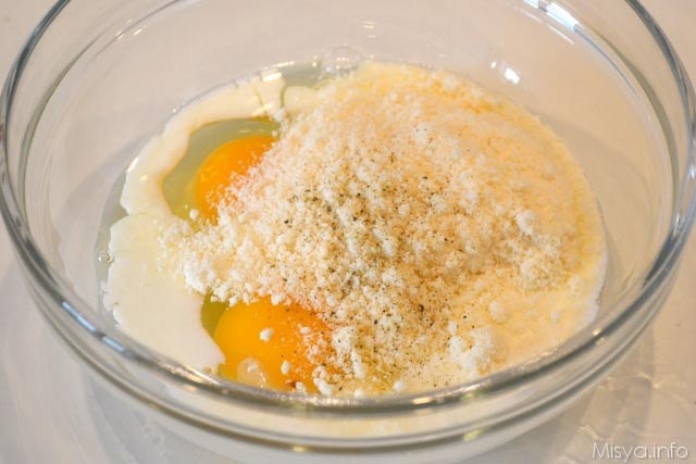 9 uova parmigiano latte