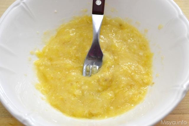 1 schiacciare banana