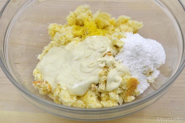 11 aggiungere cocco e buccia limone