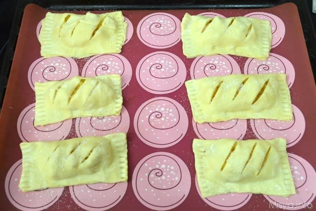 16 mettere su teglia