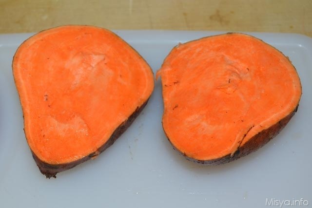 2 tagliare a meta patata