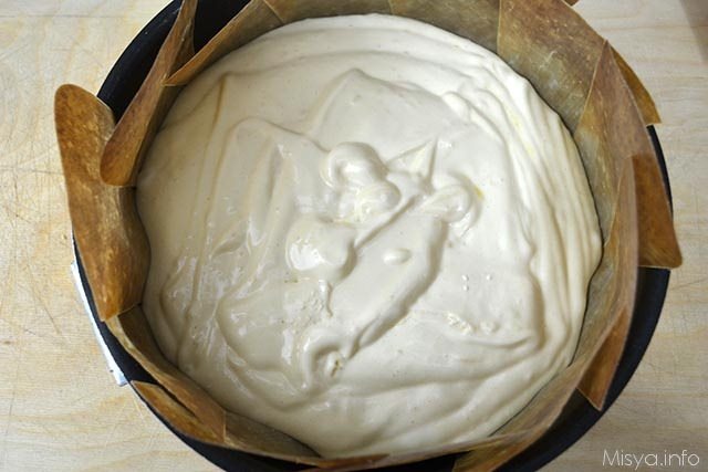 5 versare nella tortiera