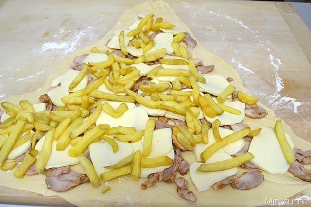 9 aggiungere patatine