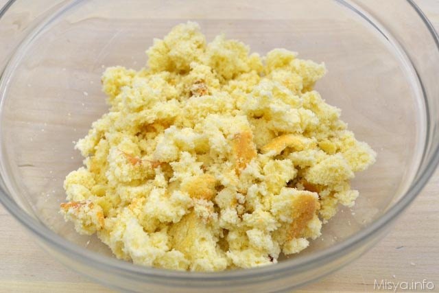 9 sbriciolare pan di spagna