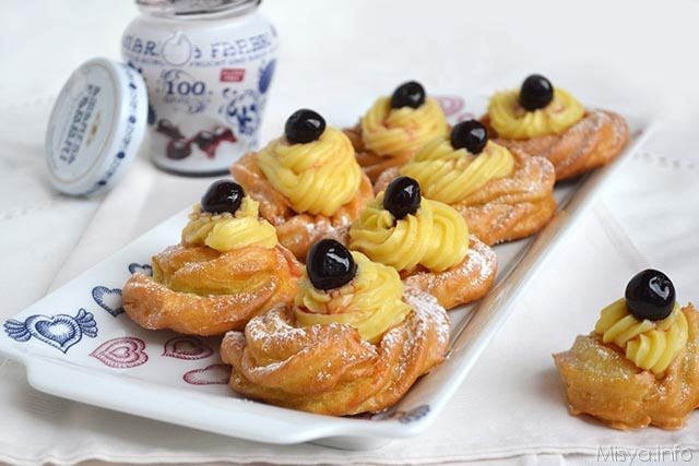 Zeppole Di Natale.Zeppole Di San Giuseppe La Ricetta Delle Zeppole Fritte Di Misya