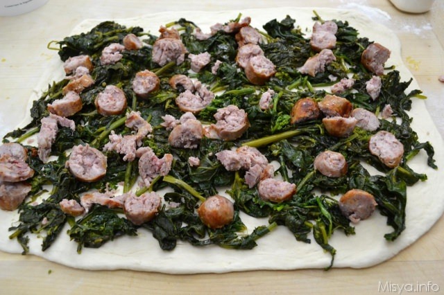 11 aggiungere salsicce friarielli