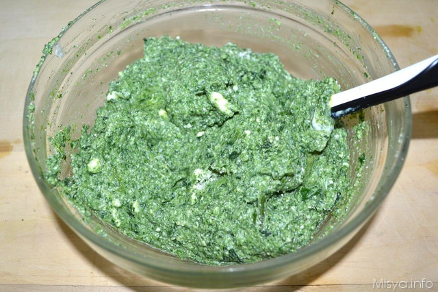 3 amalgamare composto spinaci