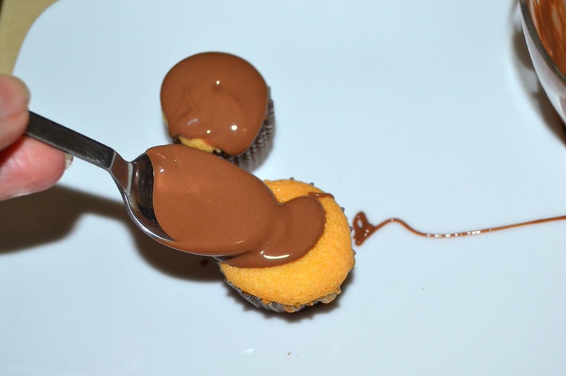 9 ricoprire i dolcetti