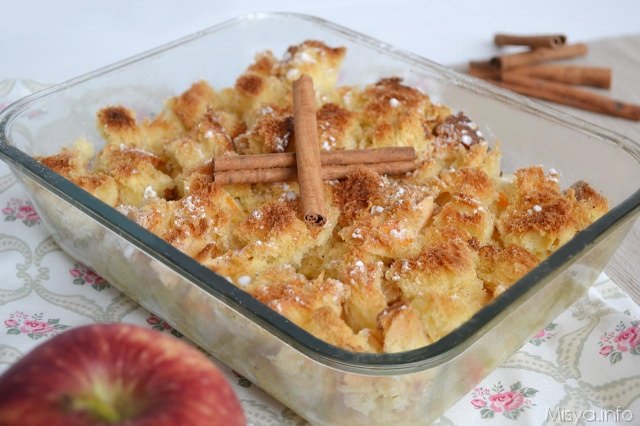 Crumble di mele e colomba