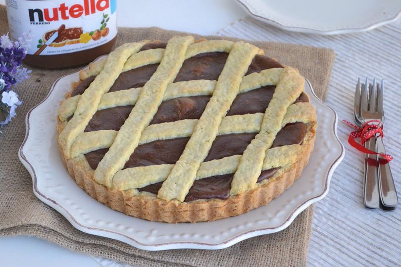 Crostata Alla Nutella Ricetta Crostata Alla Nutella Di Misya