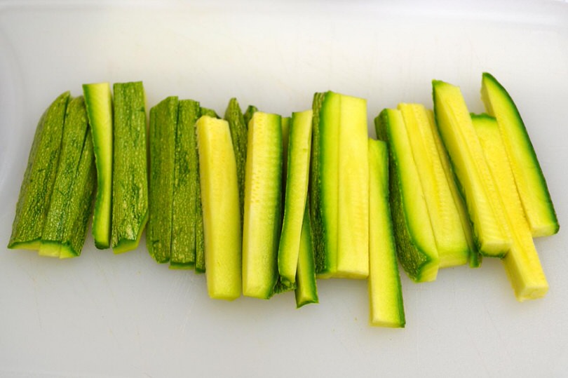 1 zucchine tagliate