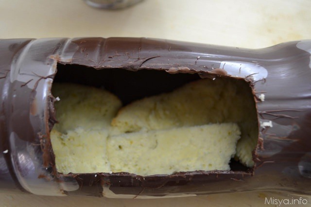 20 pan di spagna dentro bottiglia