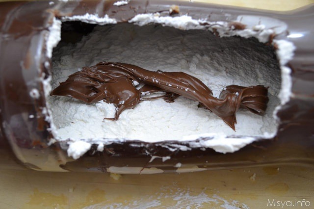 23 strato panna e nutella