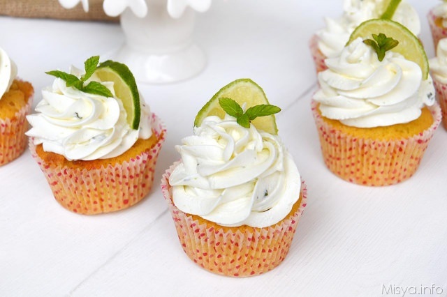 Mojito-cupcake