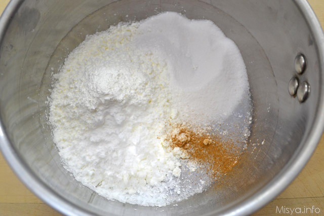 1 zucchero amido mais cannella