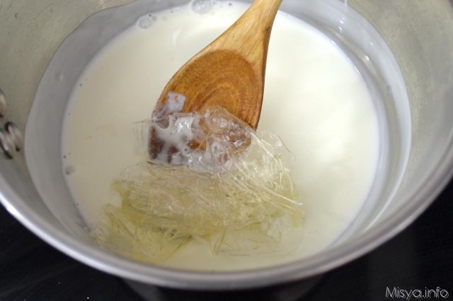 15 aggiungere gelatina strizzata